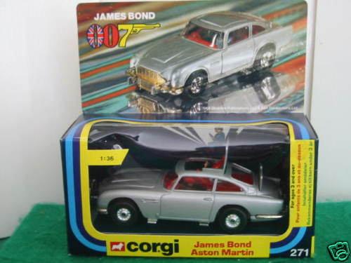 Corgi C271/1; James Bond's Aston Martin DB5; Silver 156550